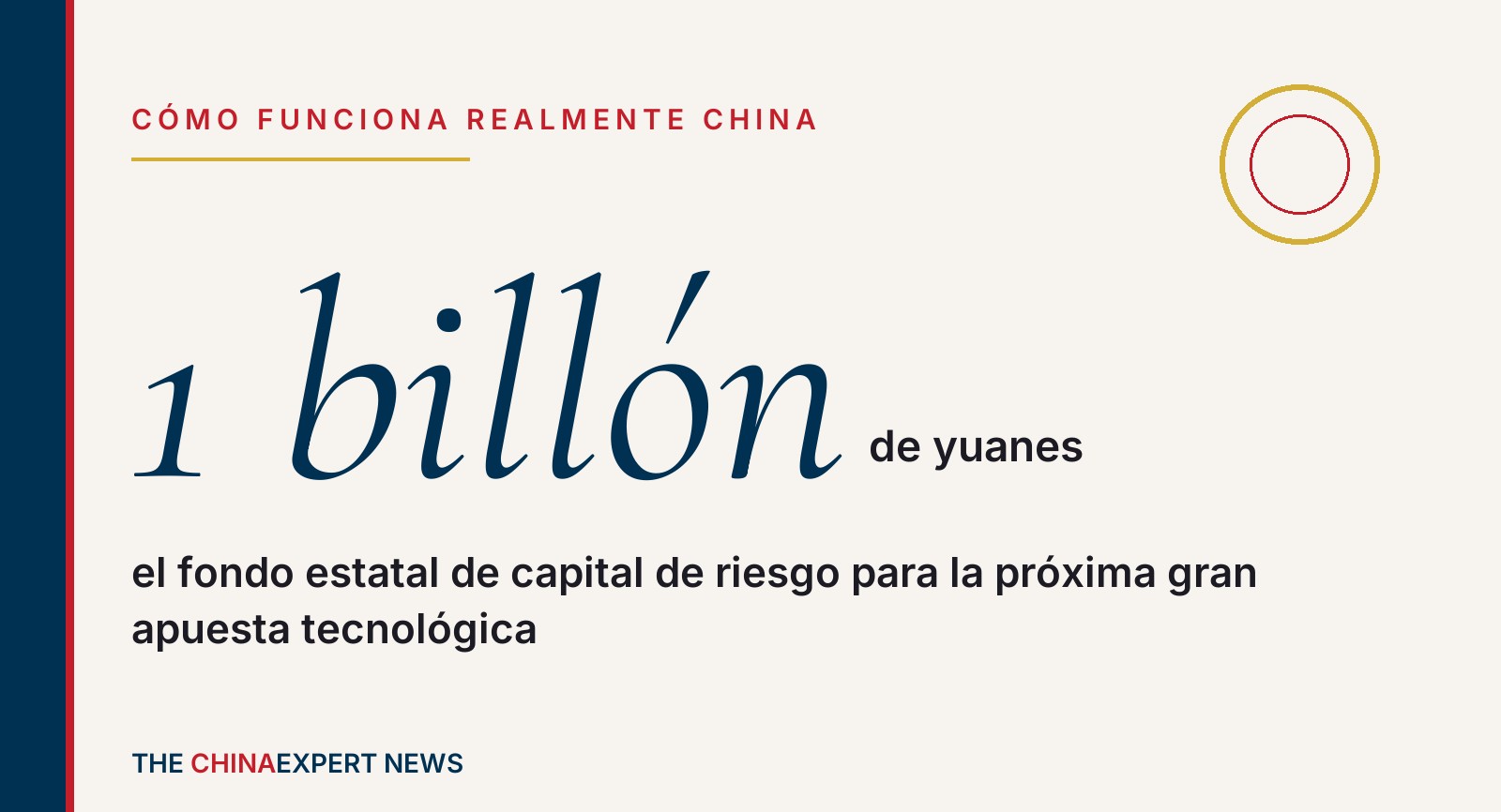 Imagen referencial · China crea un fondo estatal de capital de riesgo de RMB 1 billón para apostar a la tecnología dura