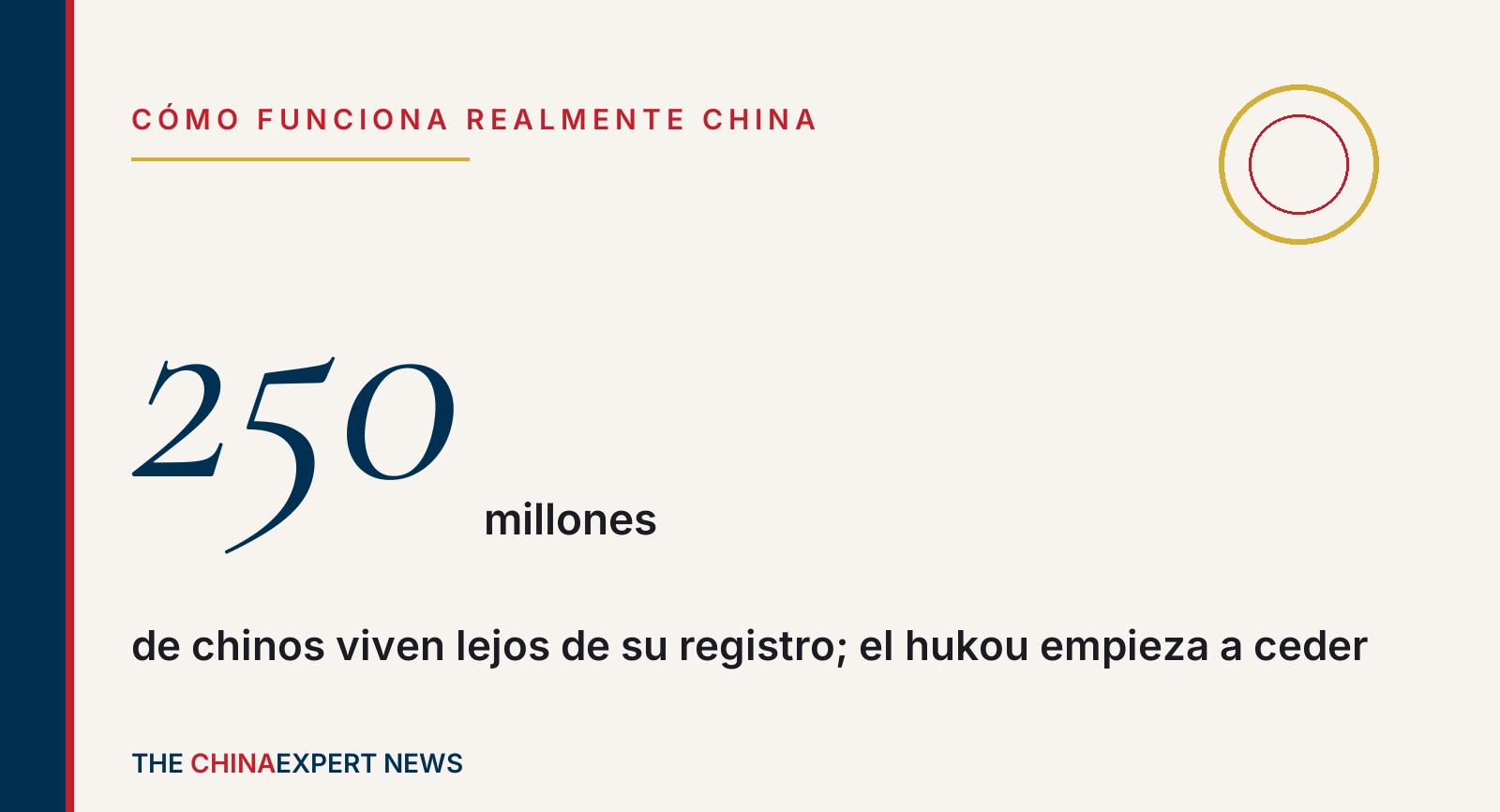 Imagen referencial · China empieza a desmontar el hukou: los servicios seguirán a la persona, no al registro